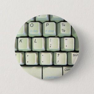 タイプライターキーボード 缶バッジ