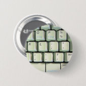 タイプライターキーボード 缶バッジ (正面&裏面)