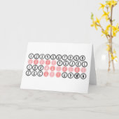 タイプライターキーボードHappy Mother's Day Card カード (黄色い花)