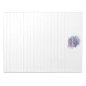 タイプライターパーソナライズされたのカスタム活字 ノートパッド (正面)