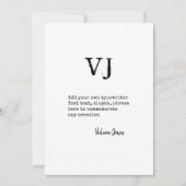 タイプライターフォントテンプレートカスタム – 詩引用文詩 (正面)