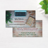 タイプライターフリーランスのライター作家とブックカバー (デスク)