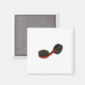 タイプライターリボン マグネット (正面/裏面)