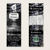 タイプライター作家の販促資料ブックマーク (正面&裏面)