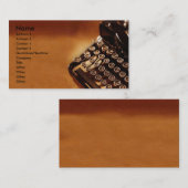 タイプライター名刺 名刺 (正面/裏面)