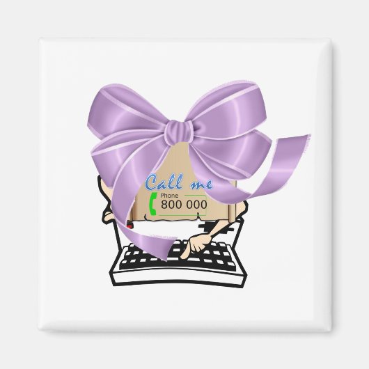 タイプライター呼び出しマグネット マグネット (正面)