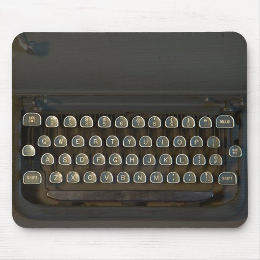 タイプライター型キーボード マウスパッド (正面)