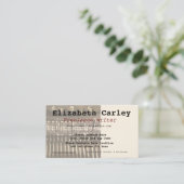 タイプライター場面名刺 名刺 (スタンド正面)