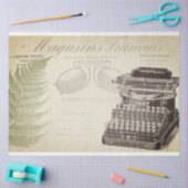 タイプライター家具デカップージ紙 薄葉紙 (クラフト)