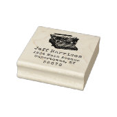 タイプライター差出人住所 ラバースタンプ (スタンプ)