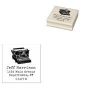 タイプライター差出人住所 ラバースタンプ (押印)