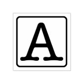 タイプライター文字A ラバースタンプ (インプリント)