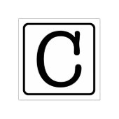 タイプライター文字Cラバースタンプ ラバースタンプ (インプリント)