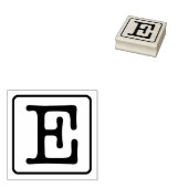 タイプライター文字Eラバースタンプ ラバースタンプ (押印)