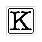 タイプライター文字Kラバースタンプ ラバースタンプ (インプリント)