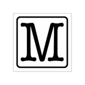 タイプライター文字Mラバースタンプ ラバースタンプ (インプリント)