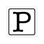 タイプライター文字Pラバースタンプ ラバースタンプ (インプリント)