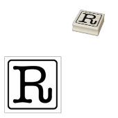 タイプライター文字Rラバースタンプ ラバースタンプ (押印)