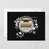 タイプライター書の錬金術 ポストカード (正面/裏面)