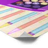 タイプライター書作家の部屋パーソナライズされた ポスター (角)