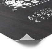 タイプライター特許 ポスター (角)