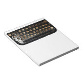 タイプライター鍵メモ帳 ノートパッド (アングル)