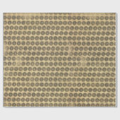 タイプライター鍵ヴィンテージレトロアルファベット ラッピングペーパー (フラット)