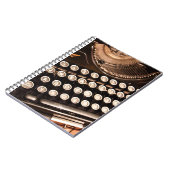 タイプライター鍵 ノートブック (左側)