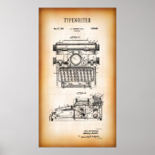 タイプライター1941の特許 ポスター (正面)