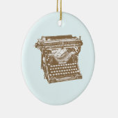 タイプライター セラミックオーナメント (右)