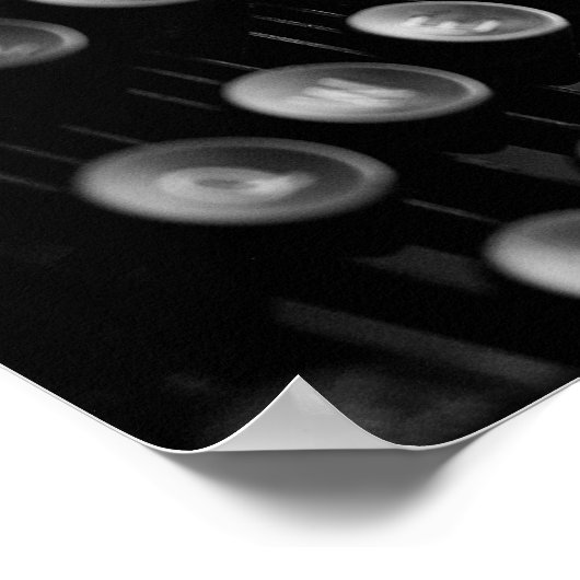 タイプライター ポスター (角)