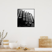 タイプライター ポスター (キッチン)