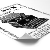 タイプライター ポスター (角)