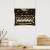 タイプライター ポスター (キッチン)