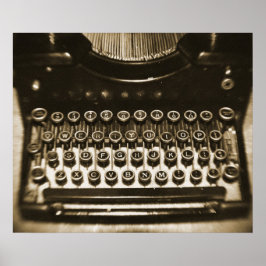 タイプライター ポスター
