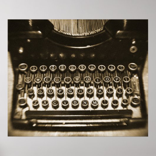 タイプライター ポスター (正面)