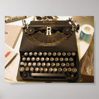 タイプライター ポスター