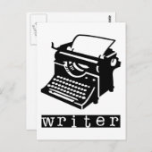 タイプライター ポストカード (正面/裏面)