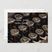 タイプライター ポストカード (正面/裏面)