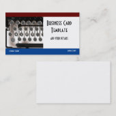 タイプライター ライター ブログ ブロガー 名刺 (正面/裏面)