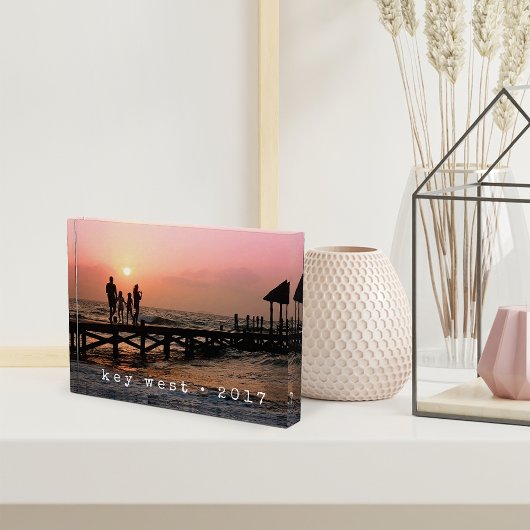 タイプライター |休暇メモリ フォトブロック