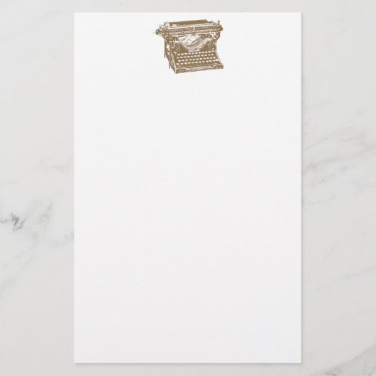 タイプライター 便箋 (正面)