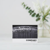 タイプライター 名刺 (スタンド正面)