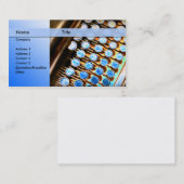タイプライター-編集者レポーター 名刺 (正面/裏面)