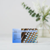 タイプライター-編集者レポーター 名刺 (スタンド正面)