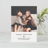 タイプライモダンタ |新年おめでとう黒ギンガム シーズンカード (スタンド正面)