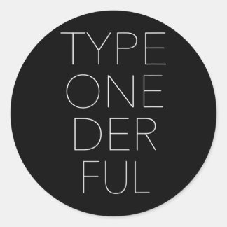 タイプワンダーフル糖尿病認識度1 ラウンドシール