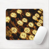 タイプ作家の鍵 マウスパッド (マウス)