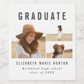 タイプ卒業写真数々のワインラベル ワインラベル (シングルラベル)