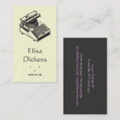 タイプ書のマシンバースト 名刺 (正面/裏面)